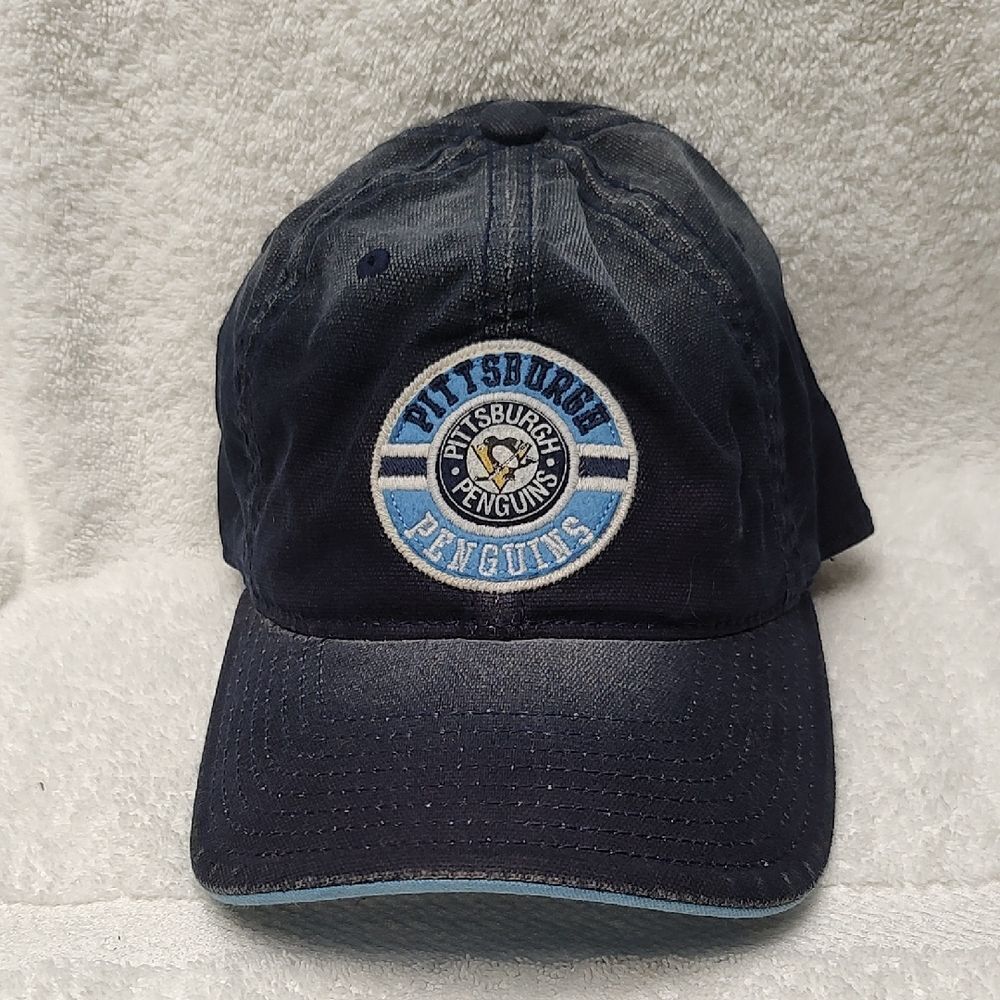 NHL Vintage Hockey Pittsburgh Penguins L/XL Stretchfit Hat - NWOT